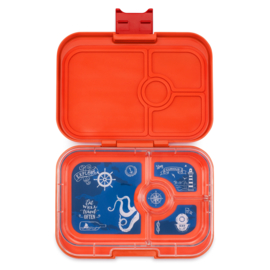 Yumbox saffron oranje, panino 4 vakken