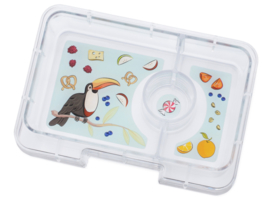 Yumbox minisnack, Go Green, 3 vakken