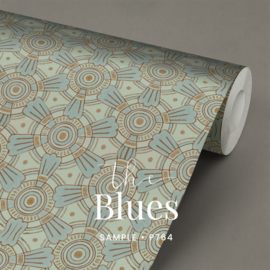 The Blues  / Klassiek Art Nouveau behang