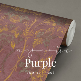 Majestic Purple / Klassiek historisch behang