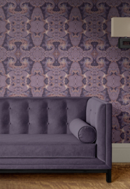 Purple Waves / Glamour Chique maximalistisch behang