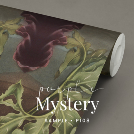 Purple Mystery / Botanisch behang