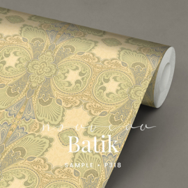Nouveau Batik  / Klassiek Art Nouveau behang