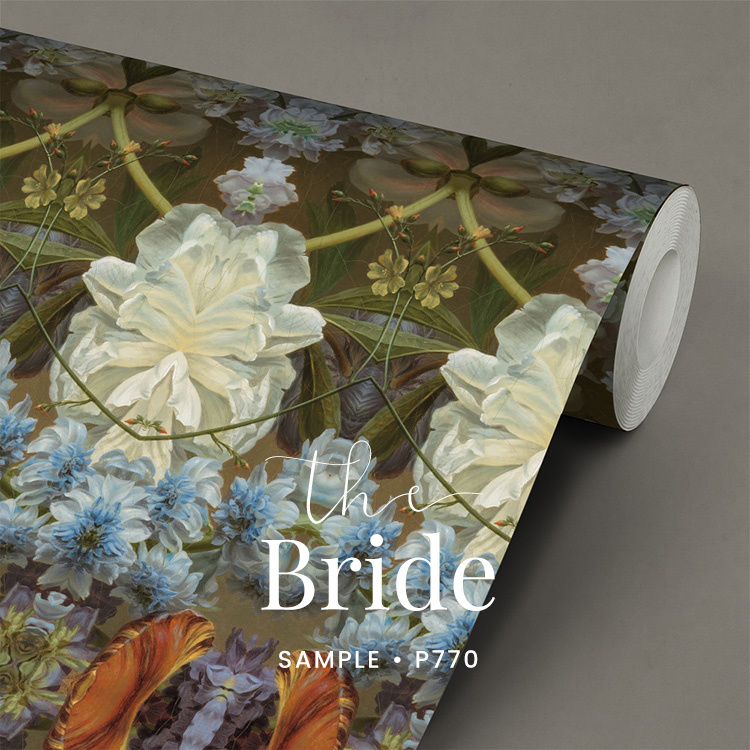 The bride / Romantisch behang