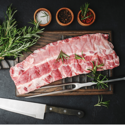 1 Kg Rauwe Spareribs