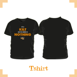 T-shirt real Kilt nothing