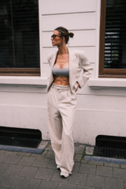 Cropped Blazer - Off-white