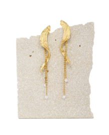 Kali earring wave pearl