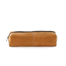 Carbon PENCIL CASE camel nubuck