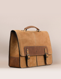 Carbon BRIEFCASE camel nubuck