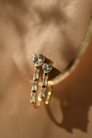Oorhangers - verguld zilver
