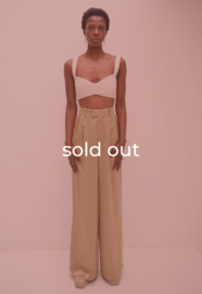 Trousers - Green satin
