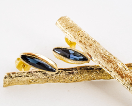 Kali statement earstuds Eden blue