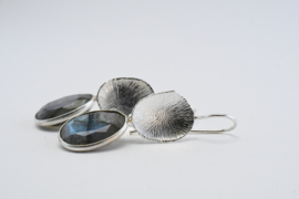 Cezanne oorhangers zilver - verschillende varianten