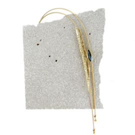 Kali statement necklace Eden blue