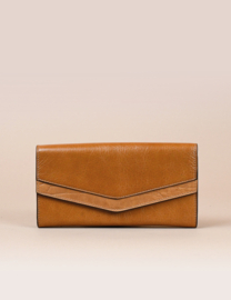 GIA  Wallet - camel croco