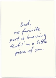 Kaartje - Dad, my favorite part