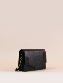 GIA Boxbag - black snake