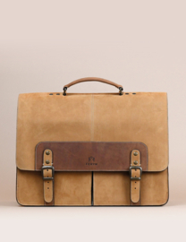 Carbon BRIEFCASE camel nubuck