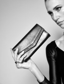 GIA  Wallet - black snake