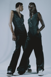 Jumpsuit - Green velvet
