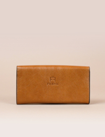 GIA  Wallet - camel croco