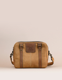 Carbon SATCHEL camel nubuck