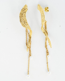 Kali earring wave pearl
