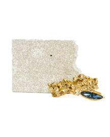 Kali statement ring blue