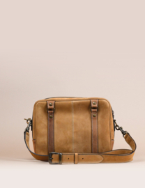 Carbon SATCHEL camel nubuck