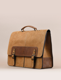 Carbon BRIEFCASE camel nubuck