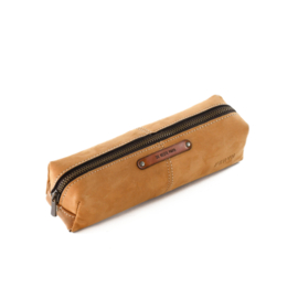 Carbon PENCIL CASE camel nubuck