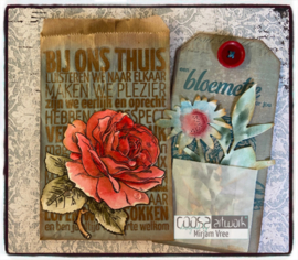 COOSA Crafts Clear Stamps #22 - Postal Flowers 4