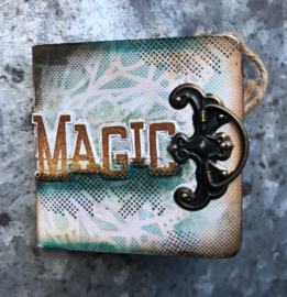 COOSA Crafts clear stamp #14 - Word on background - Magic A7