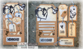 COOSA Crafts Clear Stamps #18 - MammaMia A7 by Famke