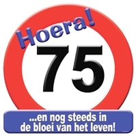 Huldeschild 75 jaar
