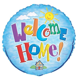 Welcome Home! - Rond Folie Ballon - 18 Inch/45.7 cm