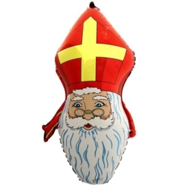 Sint - Folie ballon XXL - 30Inch/75 cm Sinterklaas ballonplus.nl