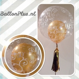 50 - nummer - Goud - latex ballon - 11 Inch/27,5cm