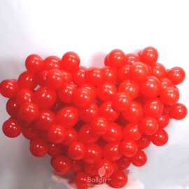 Ballon Latex Decoratie Hart - Rood