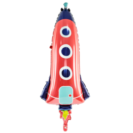Raket -  Folie ballon XXL -17,5 x 45,5 / Inch 44 x 115 cm