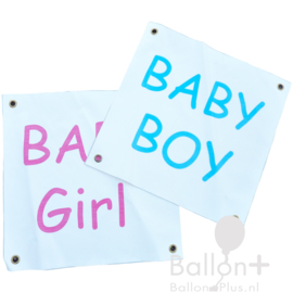 Baby met speen - It's a Boy / It's a Girl