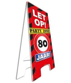 Warningsign 80 jaar
