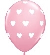 Hartjes - Rose - Latex ballon - 11 Inch /27,5cm  - 5 st