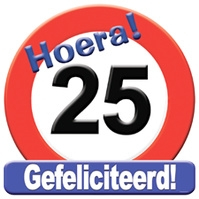 Huldeschild 25 jaar