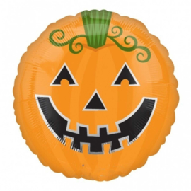 Pompoen -Halloween -  Folie ballon - 18 Inch / 45cm