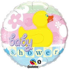 Baby shower - Eend - Folie ballon - 18 inch/45cm