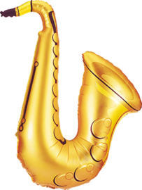 Saxafoon - Goud - Folie Ballon - XXL - 37 Inch/94 cm