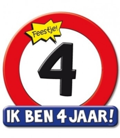 Huldeschild 4 jaar