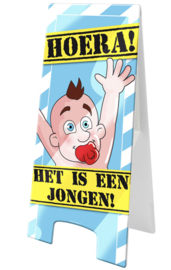 Warningsign het is een jongen!